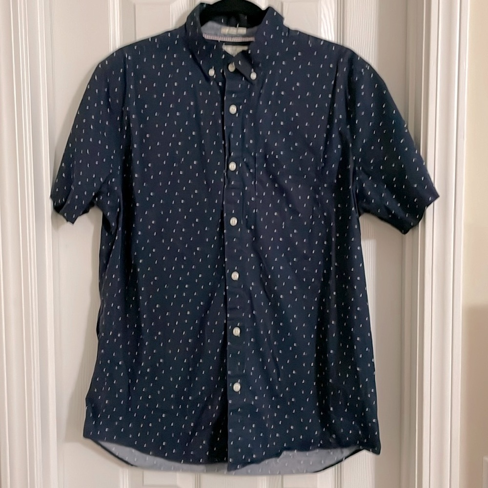 Hawker Rye Short-Sleeve Button-down - Blue - Medium